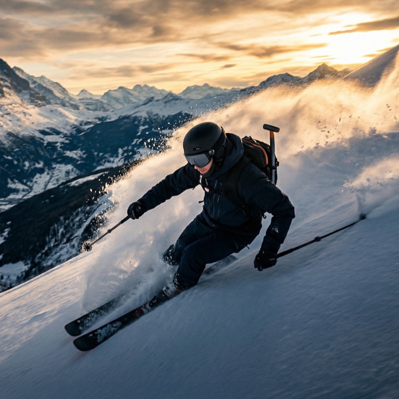 Ski goggles form factor